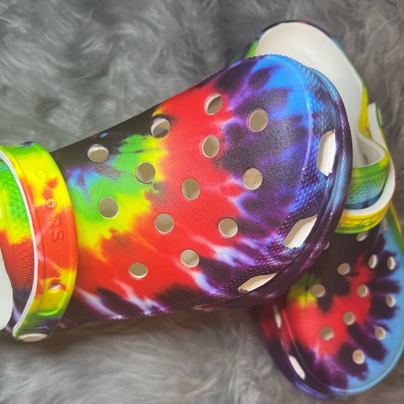 Crocs multi colored wedge - Picture 3 of 9